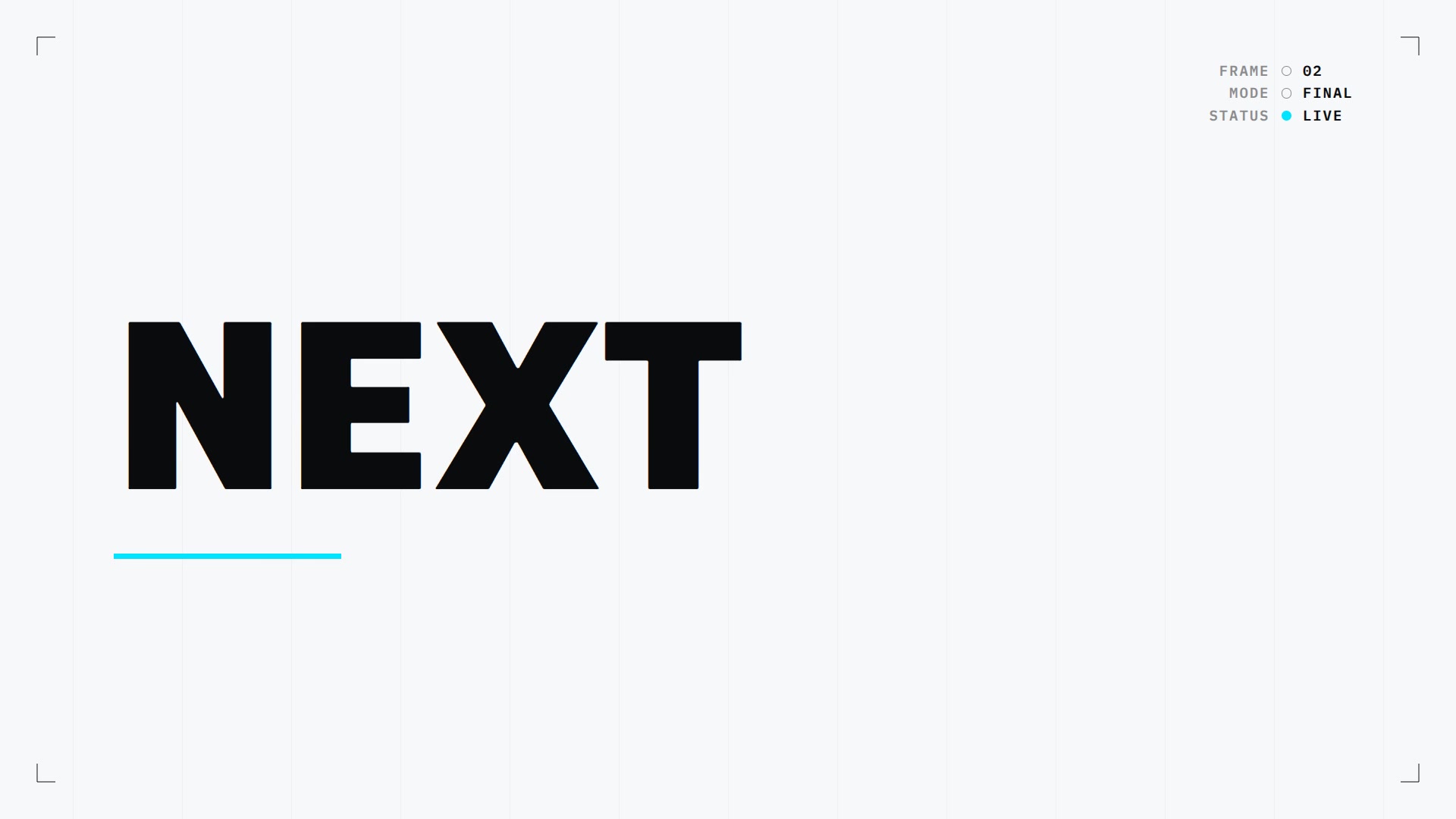 Your next chapter — a Nano Box kinetic type study.